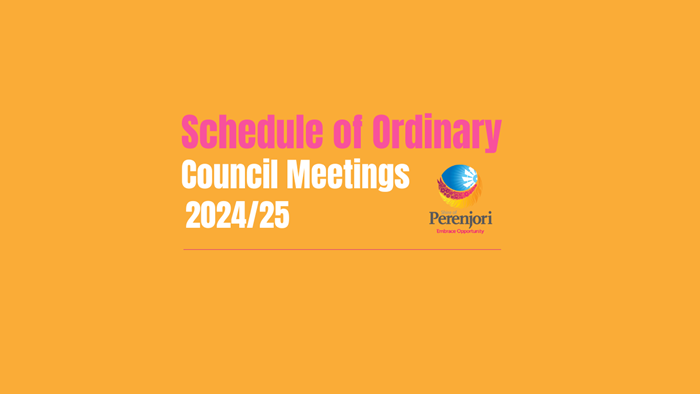 Schedule of Ordinary Council Meetings 2024-2025