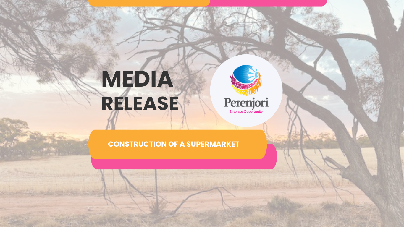 Media Release - Construction of Supermarket