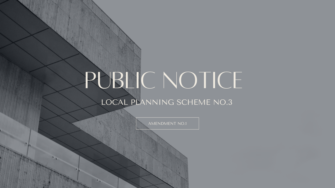 Shire of Perenjori Local Planning Scheme No. 3 (Amendment No. 1)